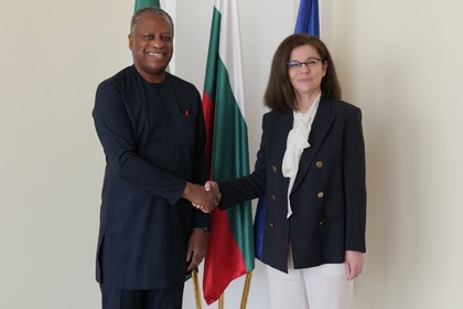 The Foreign Ministers of Bulgaria and Nigeria discussed the possibilities for intensifying trade and economic ties between the two countries